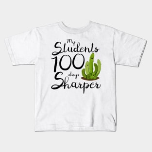 My students 100 days sharper Kids T-Shirt